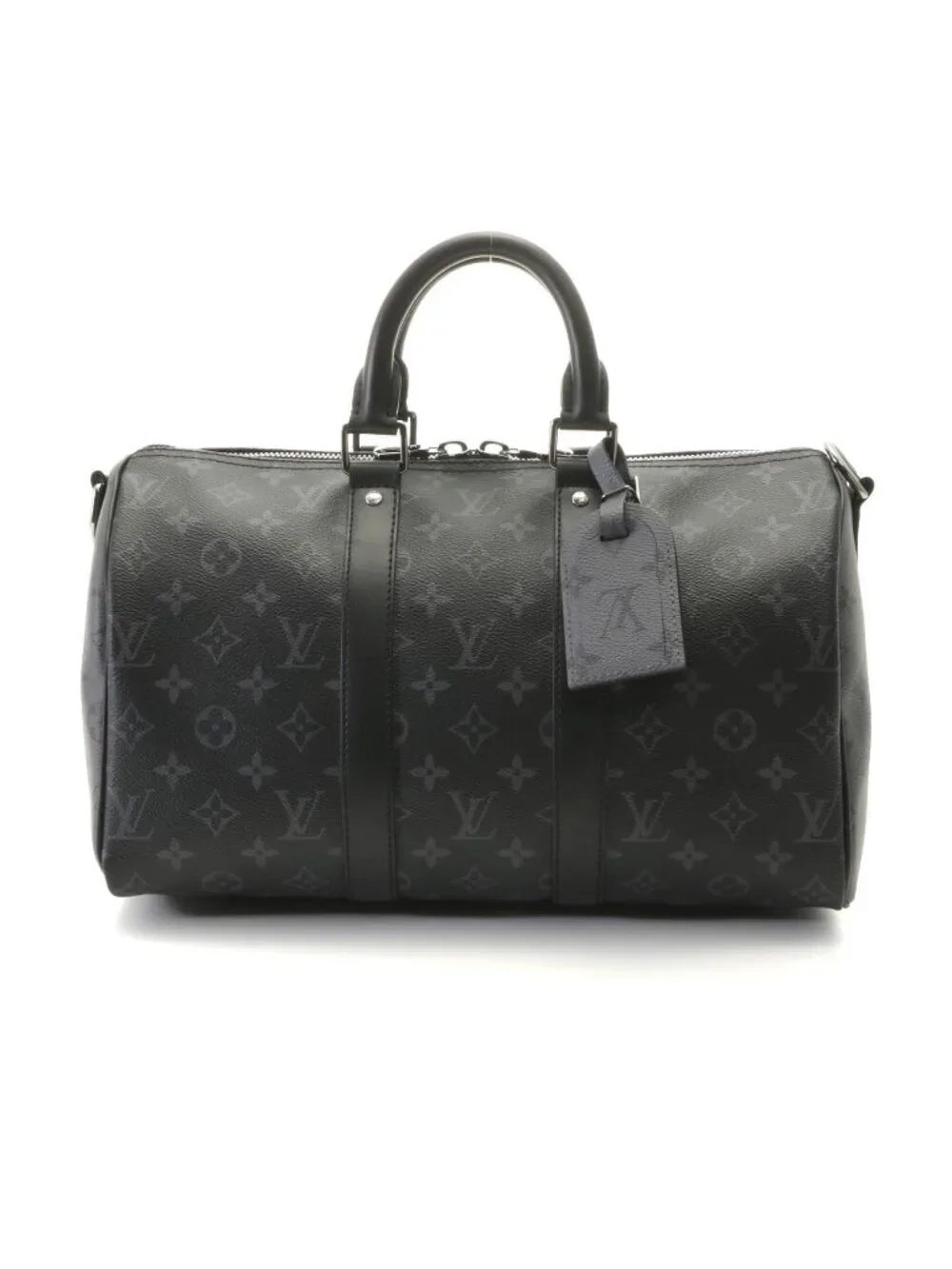 Louis Vuitton Keepall Bandouliere 35 Tag Boston Bag Monogram Eclipse Reverse